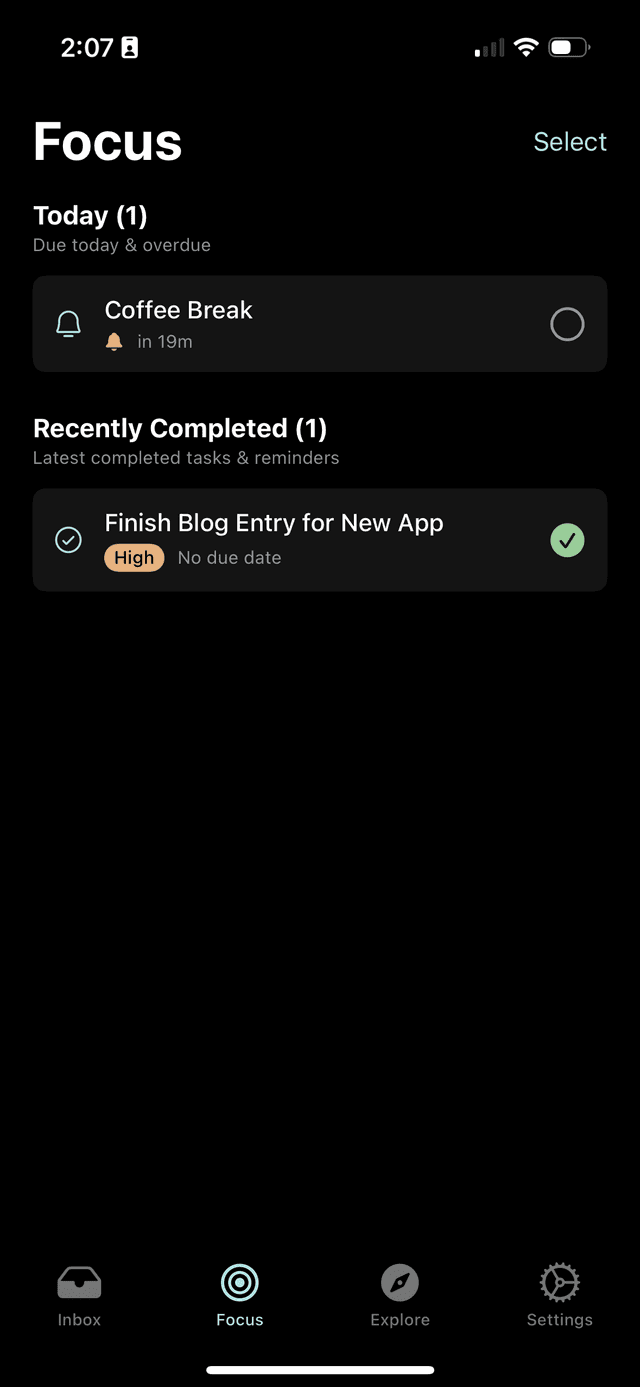 Thought Stream - Productivity screenshot 4