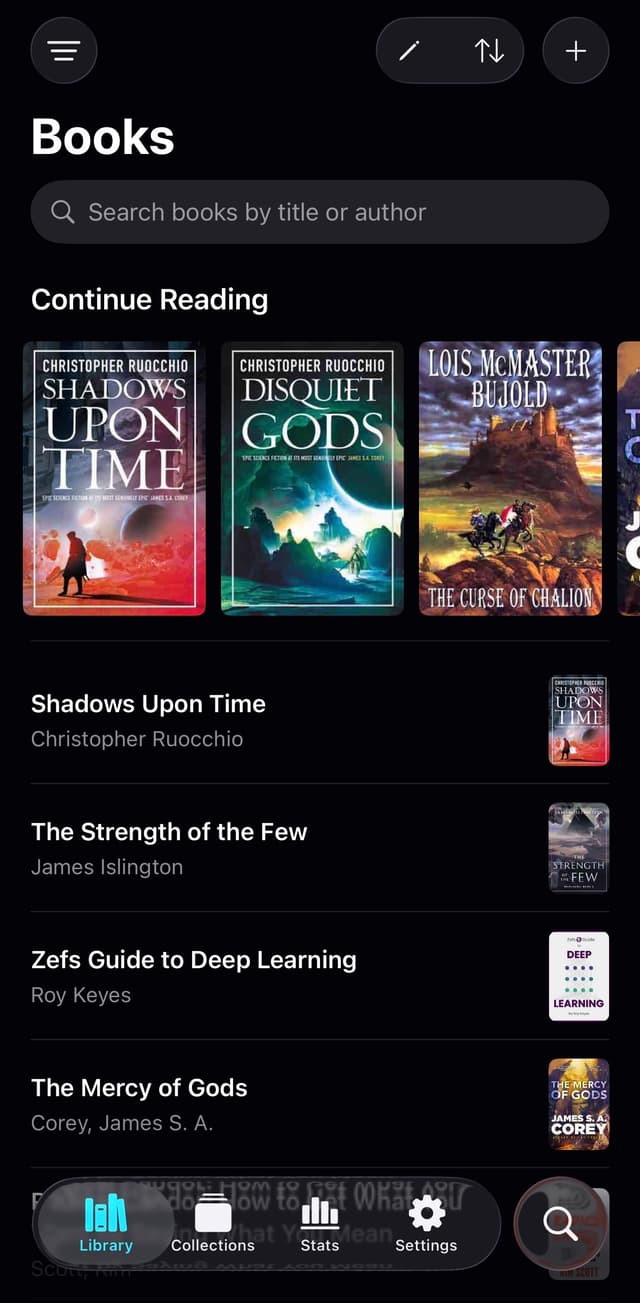Lyrate - eBook Reader screenshot 1